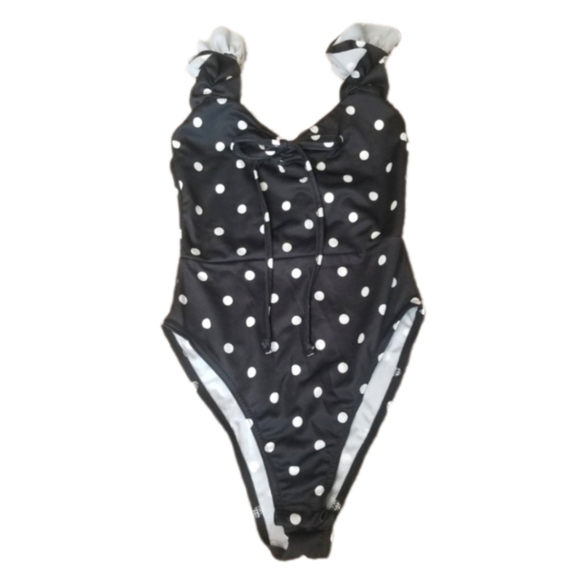 Nasty Gal Other - NWT Nasty Gal Polka Dot One Piece Swimsuit
